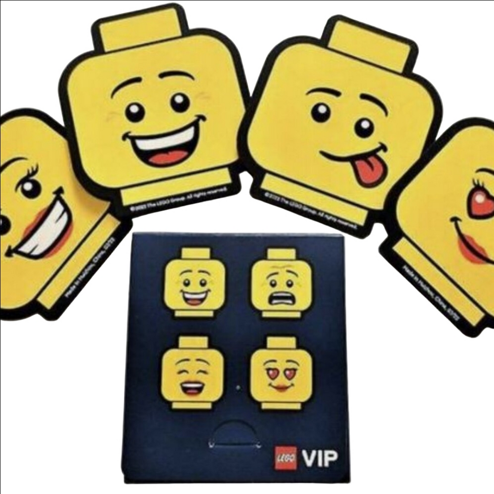 Lego VIP 5007623 Festive Drink Coasters New set 4  Exclusive Limited Edition